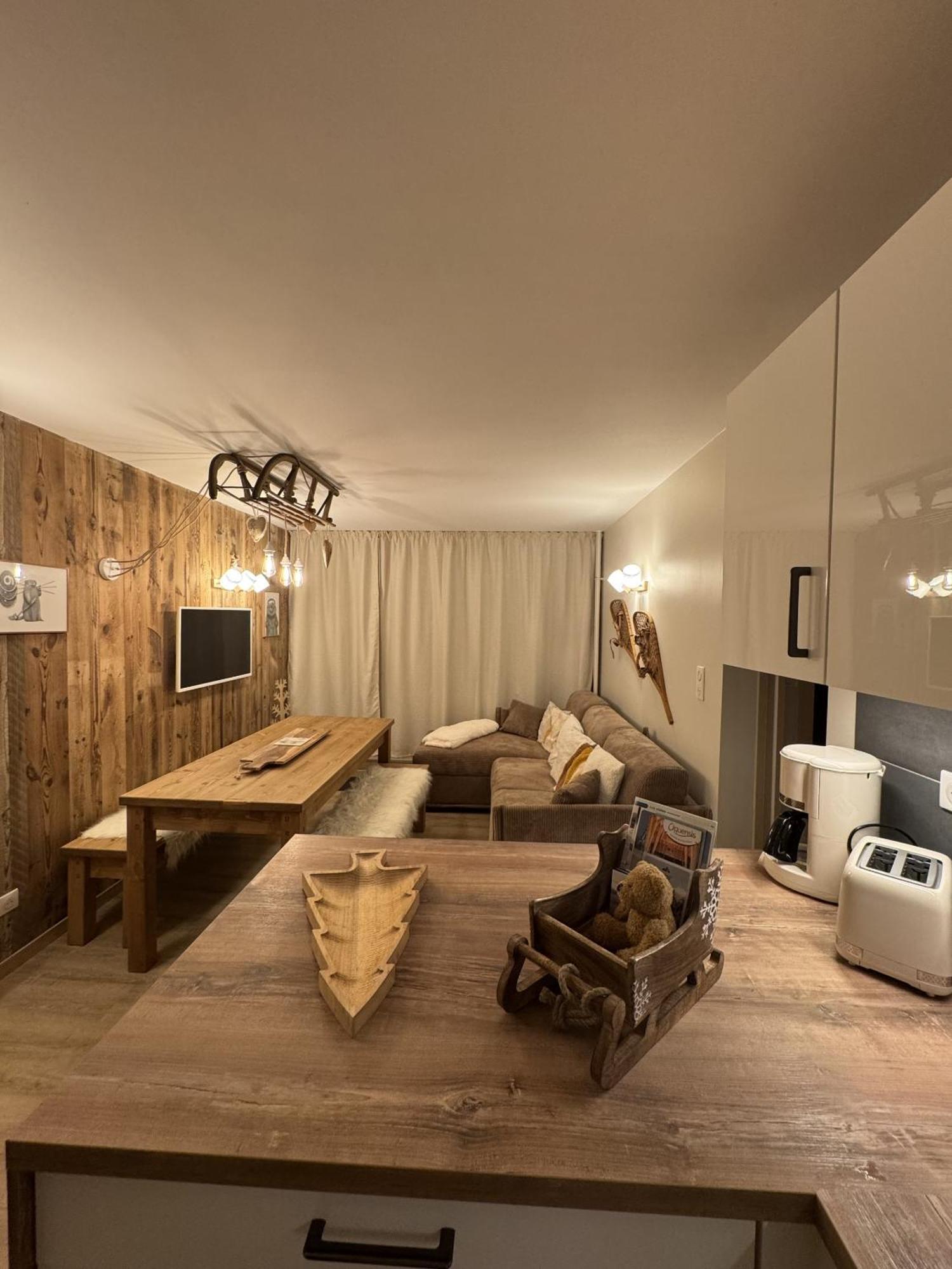 Ferienwohnung Le Cocon La Mongie Exterior foto