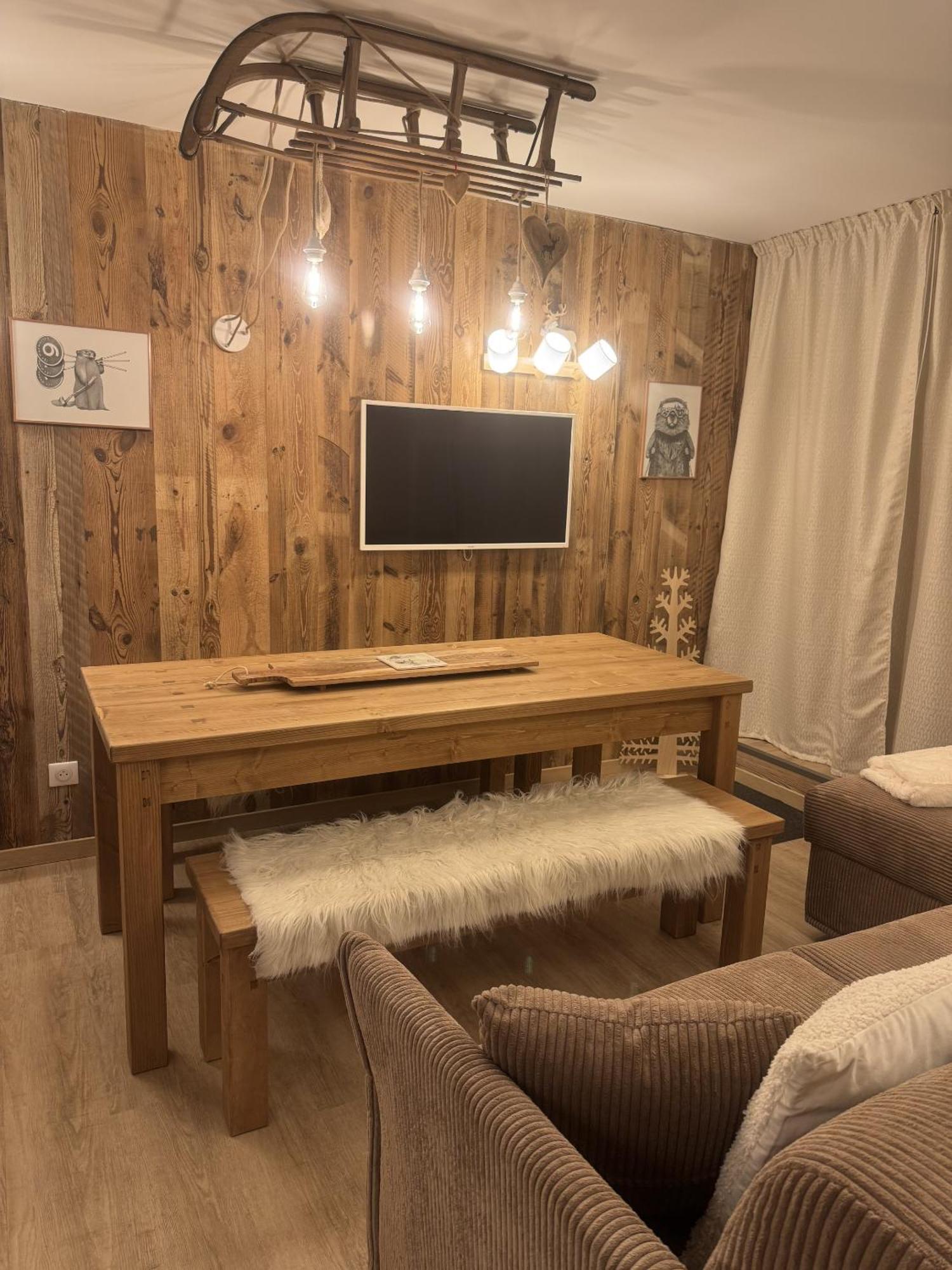 Ferienwohnung Le Cocon La Mongie Exterior foto