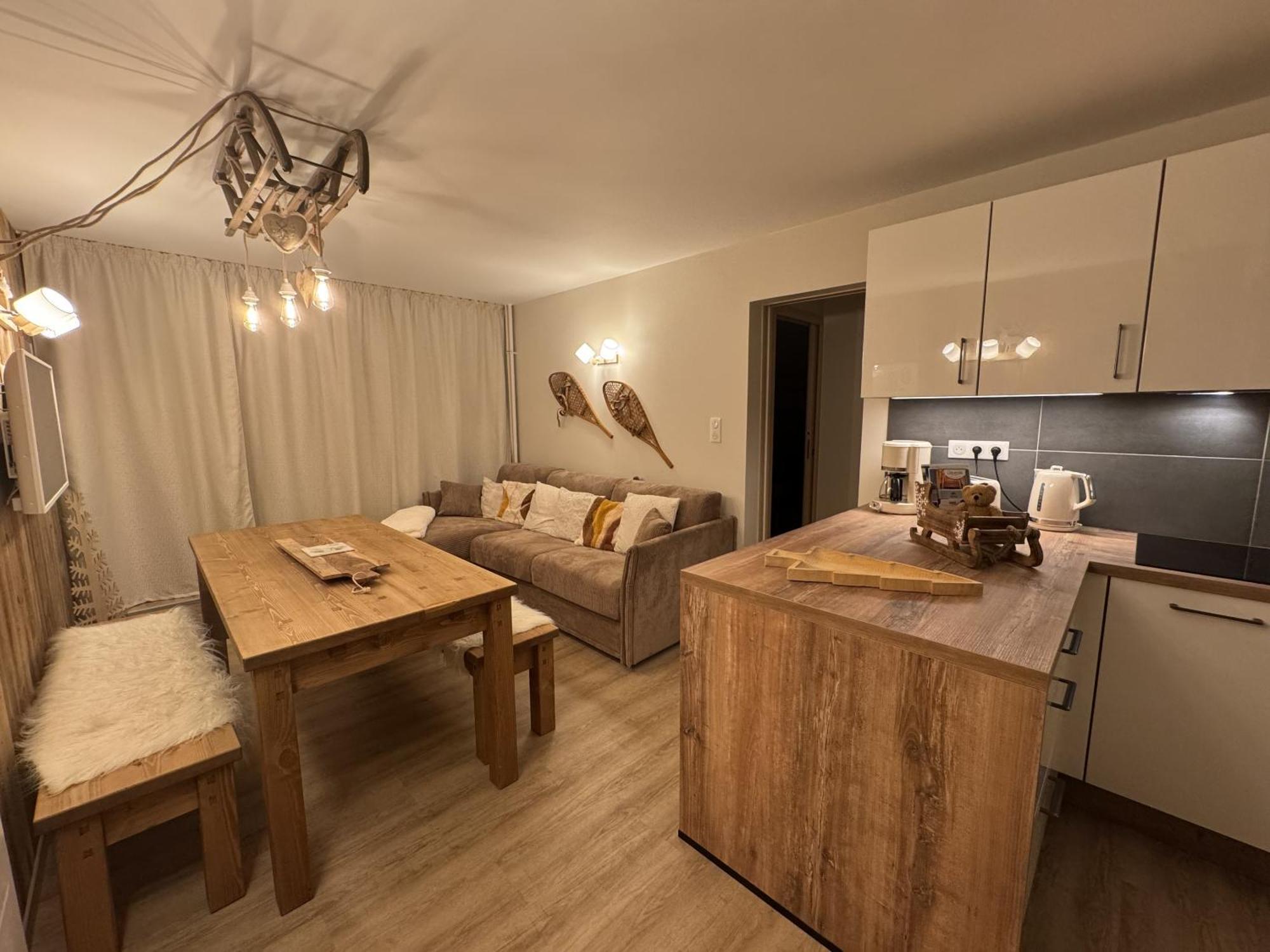 Ferienwohnung Le Cocon La Mongie Exterior foto